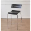 Nordic Home Backrest Bar Stool Modern Simple Small Apartment Cafe Iron Bar Stool Furniture